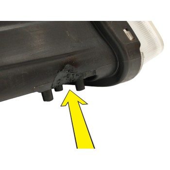 Recambio de faro izquierdo para chevrolet captiva 2.0 diesel cat referencia OEM IAM 96626973 PARA PULIR OBSERVAR FOTO