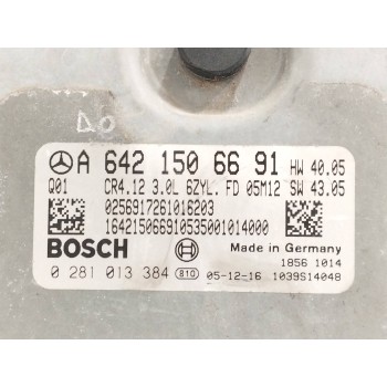 Recambio de centralita motor uce para mercedes-benz clase m (w164) ml 280 cdi 4-matic (164.120) referencia OEM IAM A6421506691 0