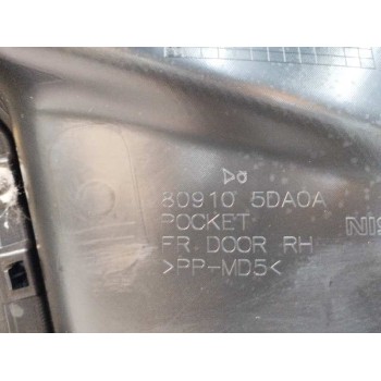 Recambio de guarnecido puerta delantera derecha para infiniti qx30 2.2 d awd referencia OEM IAM 809105DA0A 809725DA0A NEGRO