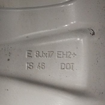 Recambio de llanta para bmw serie 3 compact (e46) 2.0 16v diesel cat referencia OEM IAM 3417393 E8JX17EH2+IS46 5H 5X120