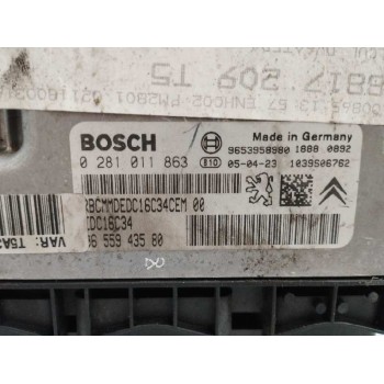 Recambio de centralita motor uce para peugeot 307 berlina (s2) 1.6 16v hdi referencia OEM IAM 9655943580 0281011863 