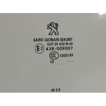 Recambio de luna delantera derecha para peugeot 2008 (--.2013) 1.2 12v vti referencia OEM IAM   