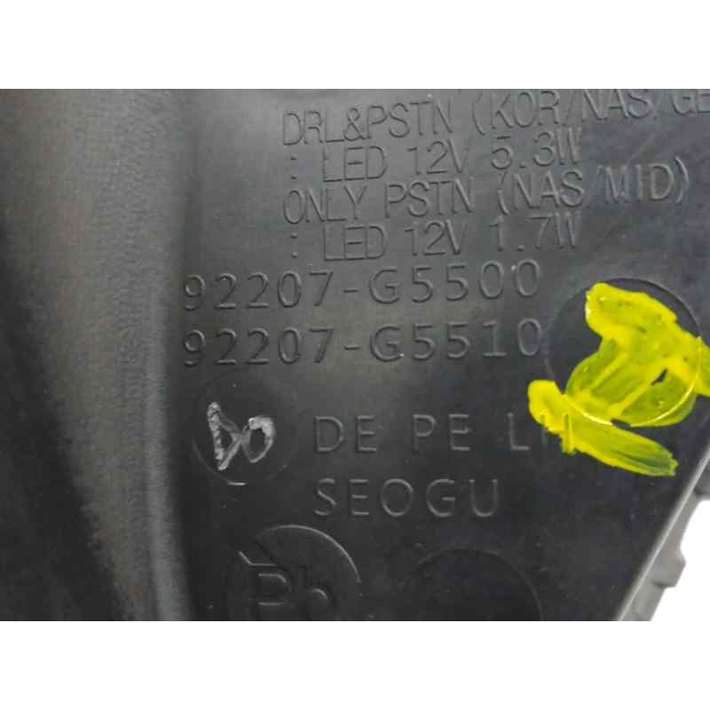 PILOTO DELANTERO IZQUIERDO DIURNA 92207G5510