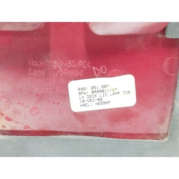 Recambio de piloto trasero izquierdo interior para bmw x5 (e53) 3.0 24v turbodiesel cat referencia OEM IAM 840901107  