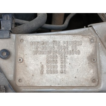 Recambio de carroceria corte para peugeot 406 berlina (s1/s2) 1.8 16v cat referencia OEM IAM   