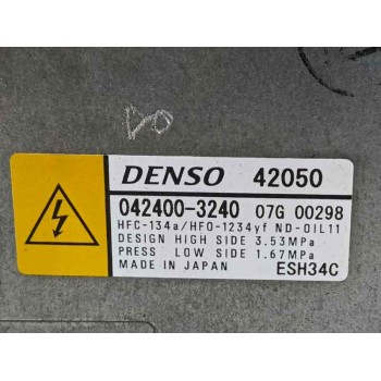 Recambio de compresor aire acondicionado para toyota bz4x (_eam1_) ev (xeam10) referencia OEM IAM 8837042051 0424003240 