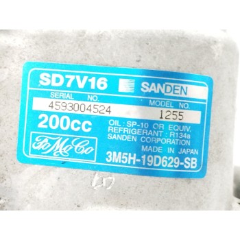 Recambio de compresor aire acondicionado para volvo s40 berlina 1.6 diesel cat referencia OEM IAM 3M5H19D629SB SD7V16 