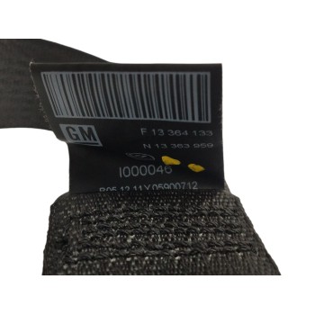 Recambio de cinturon seguridad trasero derecho para opel meriva b 1.7 16v cdti referencia OEM IAM 13364133  