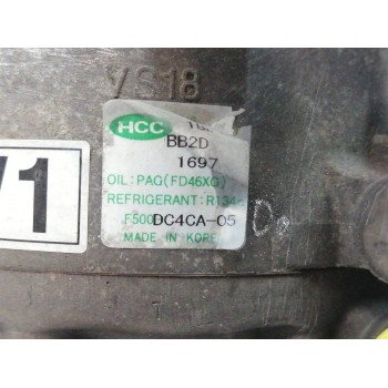 Recambio de compresor aire acondicionado para kia sportage cup referencia OEM IAM  F500 