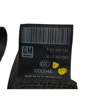 Recambio de cinturon seguridad trasero izquierdo para opel meriva b 1.7 16v cdti referencia OEM IAM 13364132  