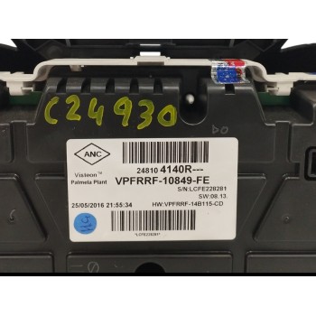 Recambio de cuadro instrumentos para renault clio iv grandtour 1.5 dci diesel fap referencia OEM IAM 248104140R  