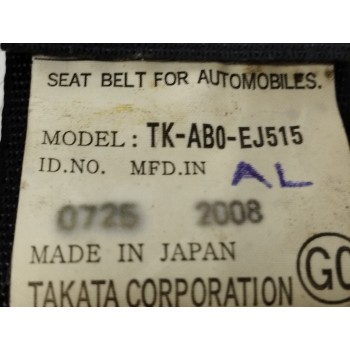 Recambio de cinturon seguridad trasero derecho para honda accord tourer (cw) 2.2 dtec cat referencia OEM IAM TKAB0EJ515  
