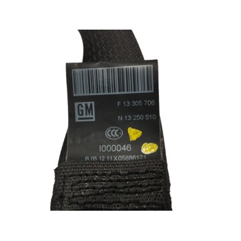 Recambio de cinturon seguridad delantero derecho para opel meriva b 1.7 16v cdti referencia OEM IAM 13305706  