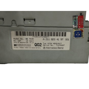 Recambio de sistema navegacion gps para mercedes-benz clase cls (w219) 320 cdi (219.322) referencia OEM IAM A2118204197  