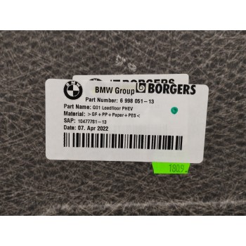 Recambio de alfombra maletero para bmw serie x3 (g01) 2.0 referencia OEM IAM 6998051 51476998051 