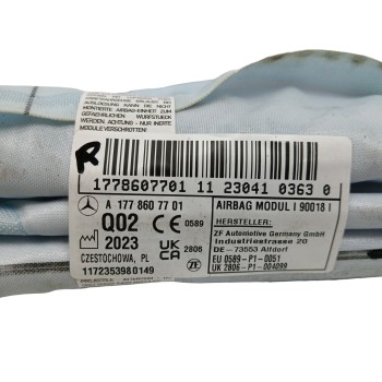 Recambio de airbag cortina delantero izquierdo para mercedes-benz clase a sedán (v177) a 200 d (177.112) referencia OEM IAM 1778