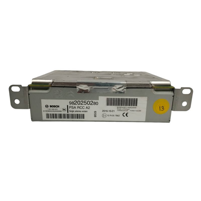 Recambio de sistema audio / radio cd para citroën jumpy fugón 2.0 blue-hdi fap referencia OEM IAM 9820250280  