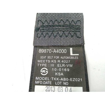 Recambio de cinturon seguridad trasero izquierdo para kia carens ( ) 1.7 crdi cat referencia OEM IAM 89870A4000 TERCERA FILA 