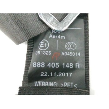 Recambio de cinturon seguridad trasero derecho para renault captur 0.9 energy referencia OEM IAM 888405148R  
