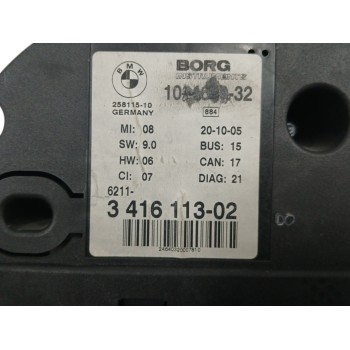 Recambio de cuadro instrumentos para bmw x3 (e83) 2.0 16v diesel cat referencia OEM IAM 62113416113  