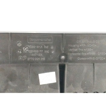 Recambio de rejilla aireadora para peugeot 2008 (--.2013) 1.5 blue-hdi referencia OEM IAM 9672848677 CENTRAL 