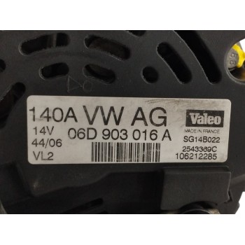 Recambio de alternador para audi a4 cabrio (8h) 2.0 16v tfsi referencia OEM IAM 06D903016A 140A 2543369C
