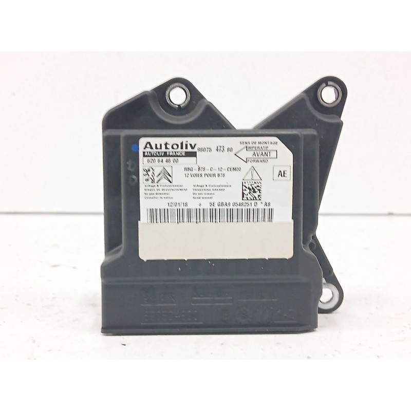 Recambio de centralita airbag para citroën c4 picasso 1.6 blue-hdi fap referencia OEM IAM 9807547380  