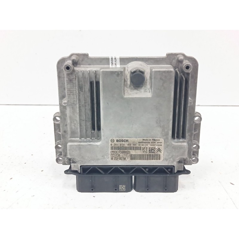 Recambio de centralita motor uce para citroën c4 picasso 1.6 blue-hdi fap referencia OEM IAM 9825318180 0281034189 