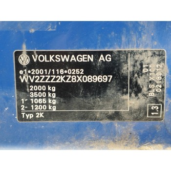 Recambio de carroceria corte para volkswagen caddy ka/kb (2k) 1.9 tdi referencia OEM IAM   