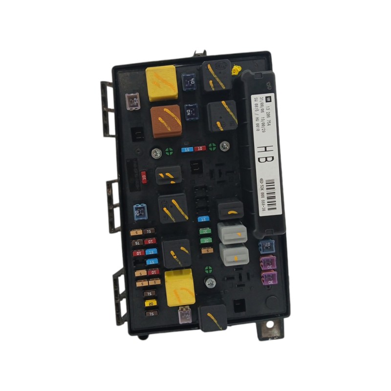 Recambio de caja reles / fusibles para opel astra h caravan 1.9 cdti referencia OEM IAM 13206754 5DK00866838 