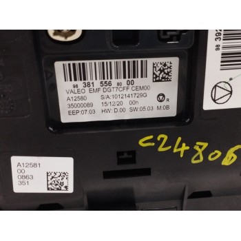 Recambio de pantalla multifuncion para citroën c3 1.5 blue-hdi fap referencia OEM IAM 9838155680  