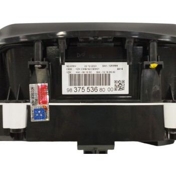 Recambio de cuadro instrumentos para citroën c3 1.5 blue-hdi fap referencia OEM IAM 9837553680  