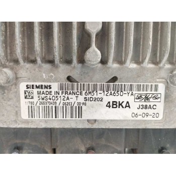 Recambio de centralita motor uce para ford focus c-max (cap) 1.8 tdci turbodiesel cat referencia OEM IAM 6M5112A650YA 5WS40512AT