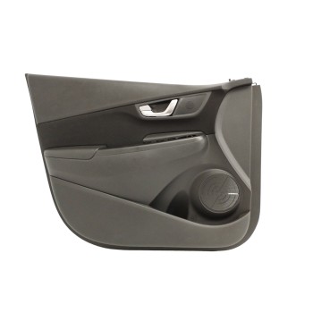 Recambio de guarnecido puerta delantera izquierda para hyundai kona 1.0 tgdi cat referencia OEM IAM 82370J9000 NEGRO 