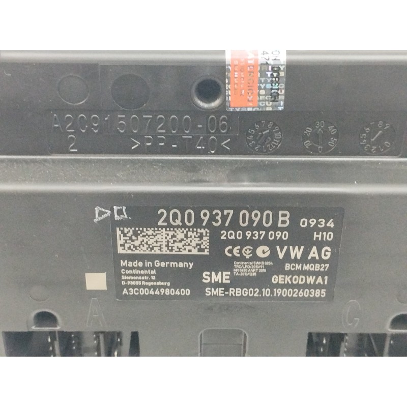 MODULO ELECTRONICO CONTROL SISTEMA CONFORT Y RED A BORDO