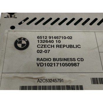 Recambio de sistema audio / radio cd para bmw x3 (e83) 2.0 16v diesel cat referencia OEM IAM 65129146710 A2C53245791 