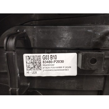 Recambio de elevalunas trasero derecho para kia sorento iv (mq4, mq4a) 1.6 t-gdi hybrid awd referencia OEM IAM 83480P2030 SIN MO