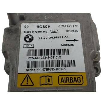 Recambio de centralita airbag para bmw x3 (e83) 2.0 16v diesel cat referencia OEM IAM 65773424581 0285001870 