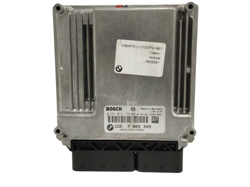 Recambio de centralita motor uce para bmw x3 (e83) 2.0 16v diesel cat referencia OEM IAM 7805349 0281014176 