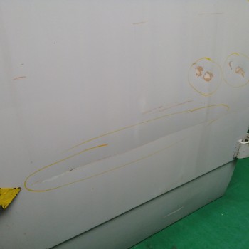Recambio de puerta trasera derecha para ebro f275 furgon 968 1.8 d referencia OEM IAM  NECESITA REPARACION 