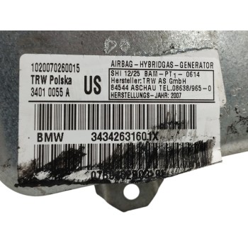 Recambio de airbag lateral delantero derecho para bmw x3 (e83) 2.0 16v diesel cat referencia OEM IAM 34342631601  
