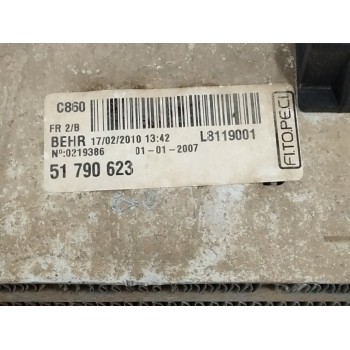 Recambio de intercooler para fiat fiorino 1.3 16v jtd cat referencia OEM IAM 51790523  