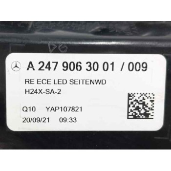 Recambio de piloto trasero derecho para mercedes-benz benz gla (h247) gla 200 d (247.712) referencia OEM IAM A2479063001  