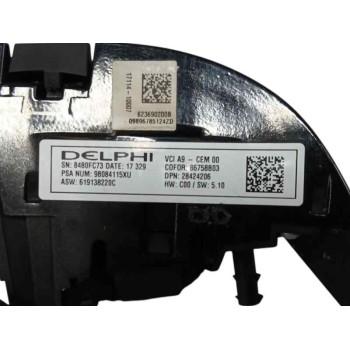 Recambio de mando volante para peugeot 308 ii (lb_, lp_, lw_, lh_, l3_) 1.6 hdi 100 referencia OEM IAM 98084115XU 619138220C 