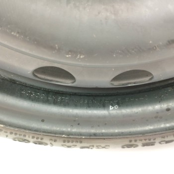 Recambio de neumatico repuesto para nissan micra (k12e) 1.2 cat referencia OEM IAM 40300AX677 14X4TFHX40 5H 5X100