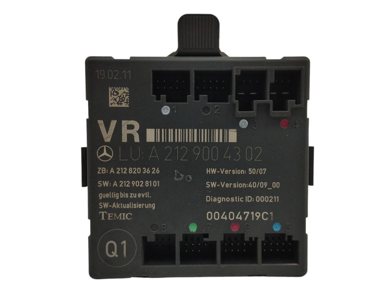 Recambio de modulo electronico para mercedes-benz clase e (w212) familiar 2.1 cdi cat referencia OEM IAM A2129004302  