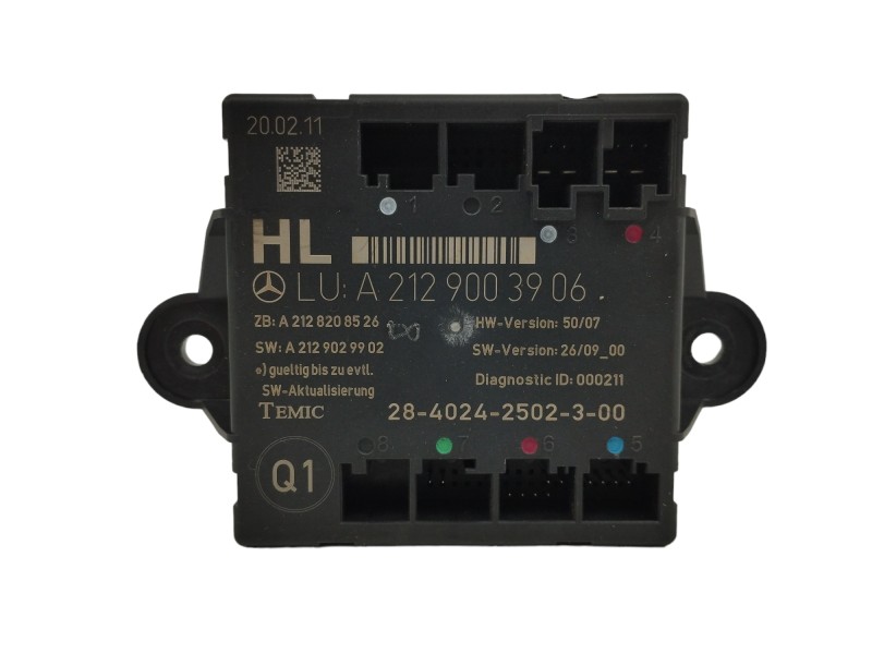Recambio de modulo electronico para mercedes-benz clase e (w212) familiar 2.1 cdi cat referencia OEM IAM A2129003906  