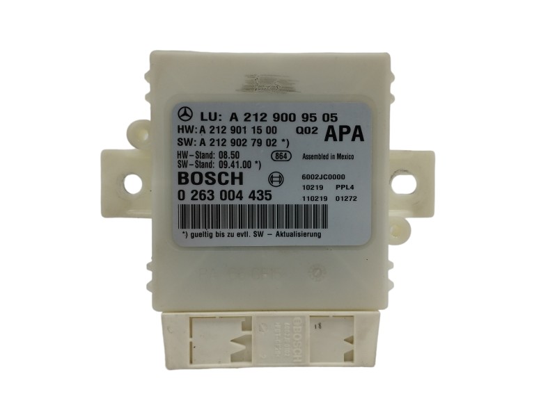 Recambio de modulo electronico para mercedes-benz clase e (w212) familiar 2.1 cdi cat referencia OEM IAM A2129009505 0263004435 