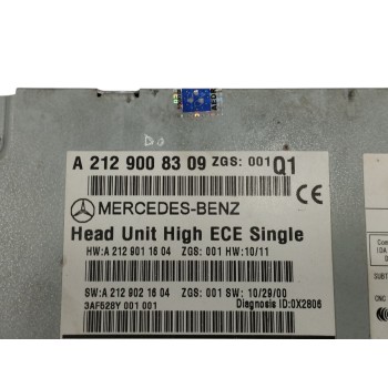 Recambio de sistema navegacion gps para mercedes-benz clase e (w212) familiar 2.1 cdi cat referencia OEM IAM A2129008309  