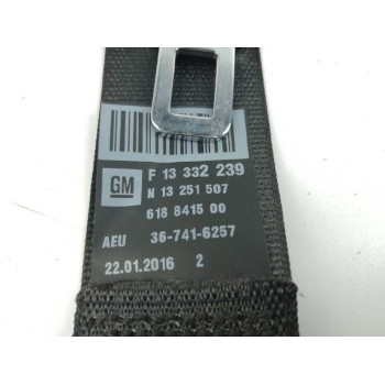 Recambio de cinturon seguridad trasero izquierdo para opel zafira tourer 1.6 cdti dpf referencia OEM IAM 13332239 FILA CENTRAL 1